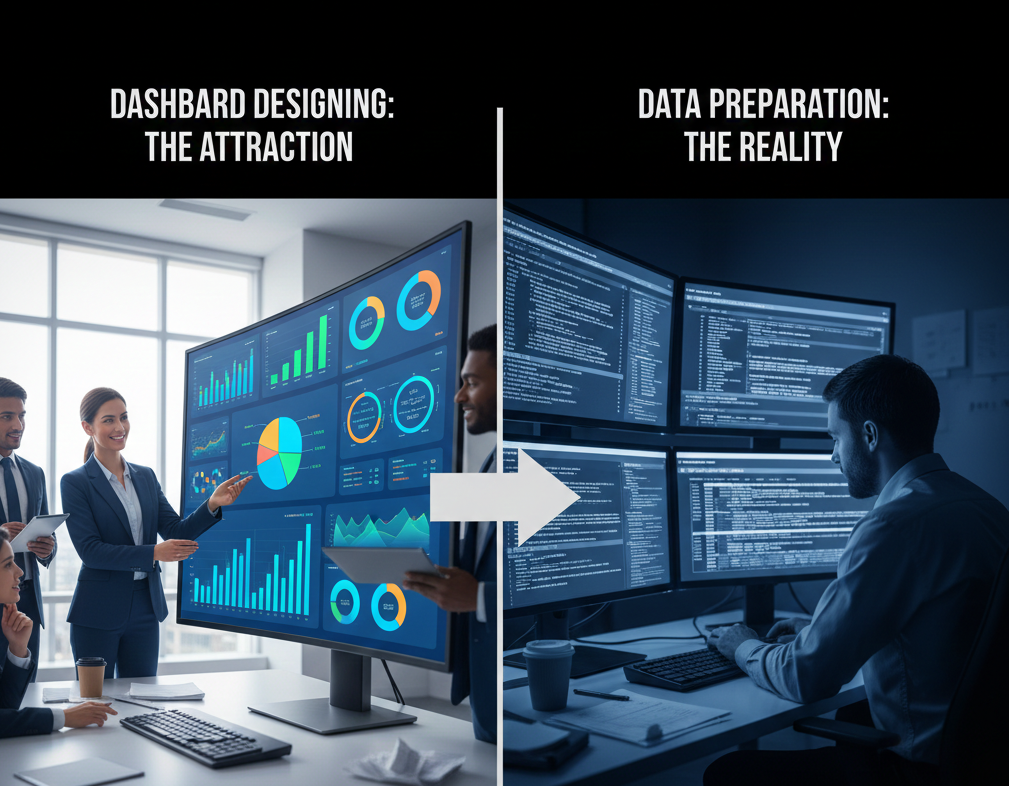 Dashboard Designing vs Data Preparation: Where Real Analytics Begins
